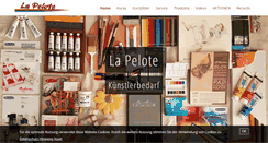 Desktop Screenshot of la-pelote.at